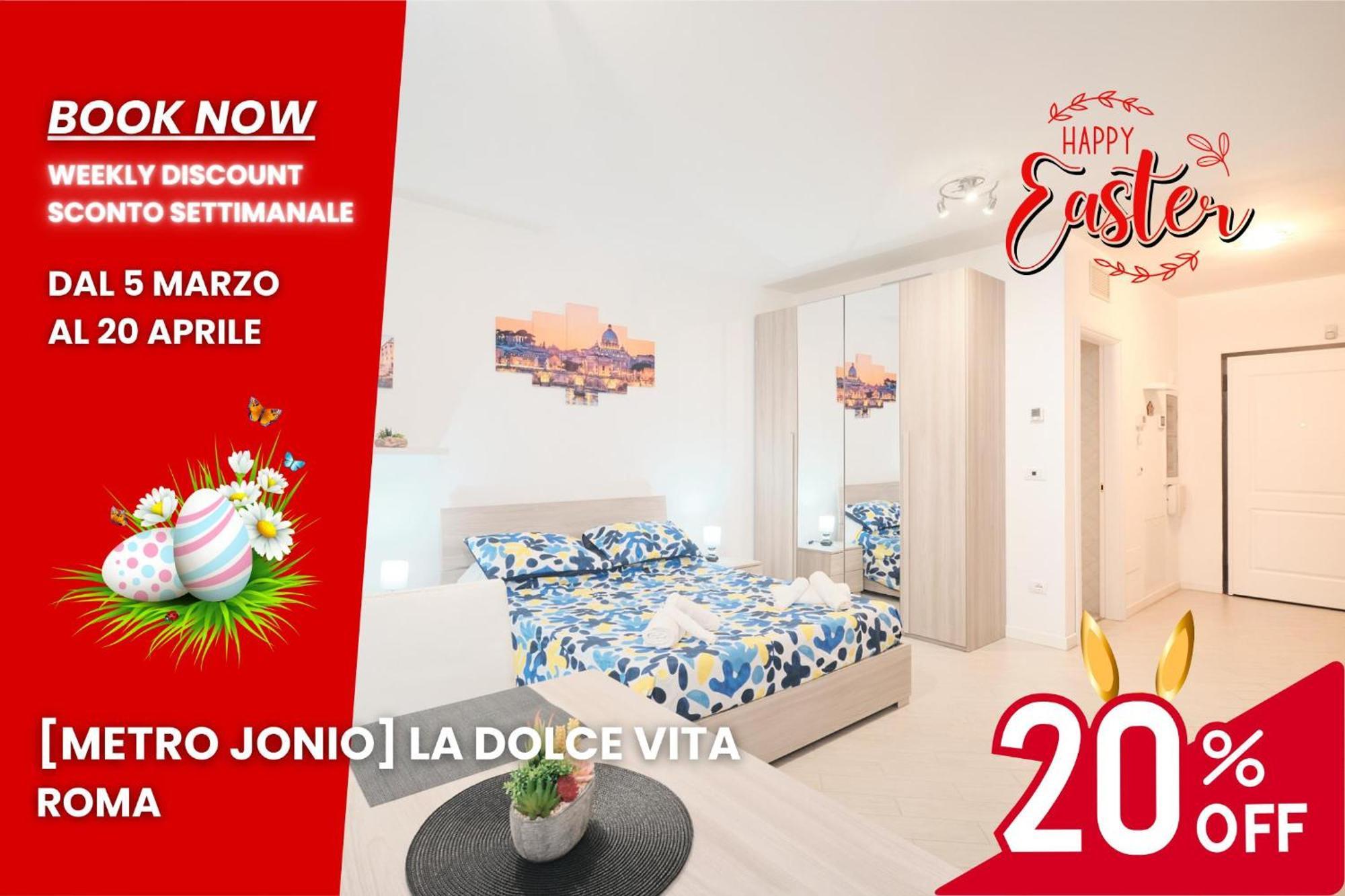 New - Metro Jonio - La Dolce Con Garage E Piscina * Roma